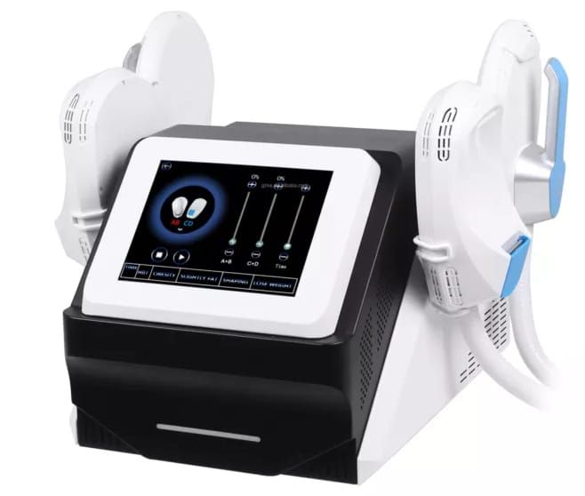 EliteSculpt PRO 4 fejes Hordozható HIEMT Elektromágneses Alakformáló Gép BEMUTATÓ DARAB EliteSculpt PRO 4 fejes Hordozható HIEMT Elektromágneses Alakformáló Gép BEMUTATÓ DARAB