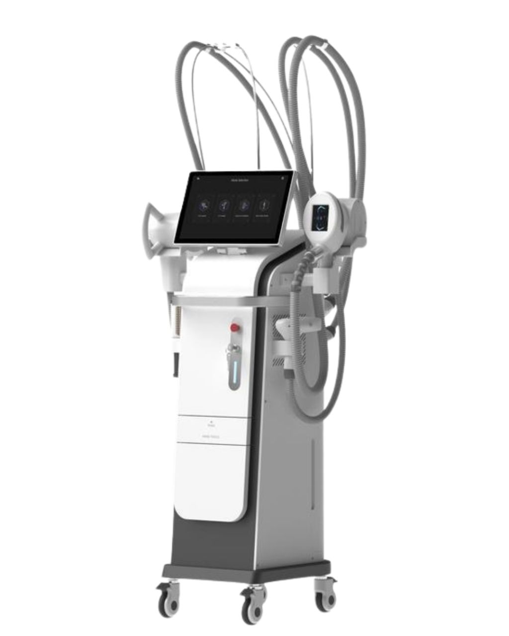 Globe MultiShape 4in1 Multifunkcionális Arc és Testkezelő Gép Vákuumos Kavitációval, RF-el, Velaslim és Endotight fejekkel