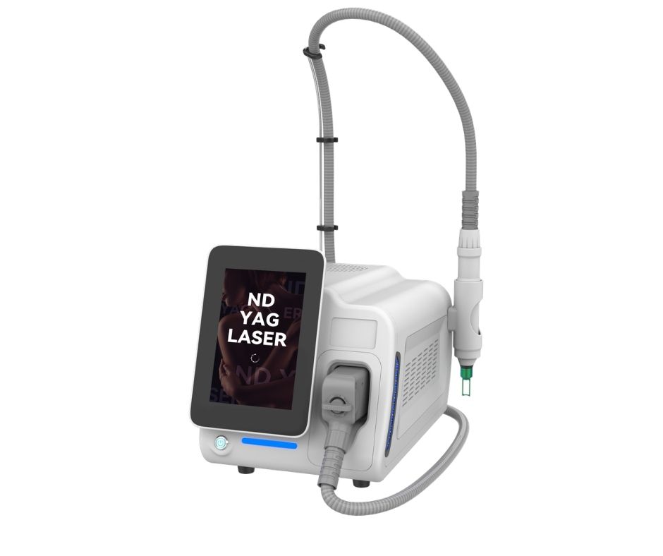 Dermiona ND:YAG Lézeres Tetoválás- és Pigmentfolt Eltávolító és Carbon Peeling Bőrmegújító Gép white edition