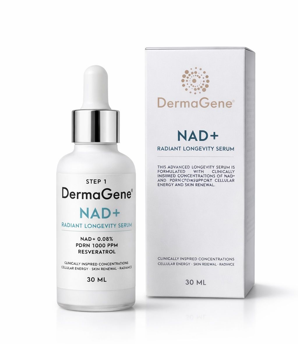DermaGene® NAD⁺ Radiant Longevity Serum – 1000 ppm PDRN Anti-Aging Szérum (30 ml)